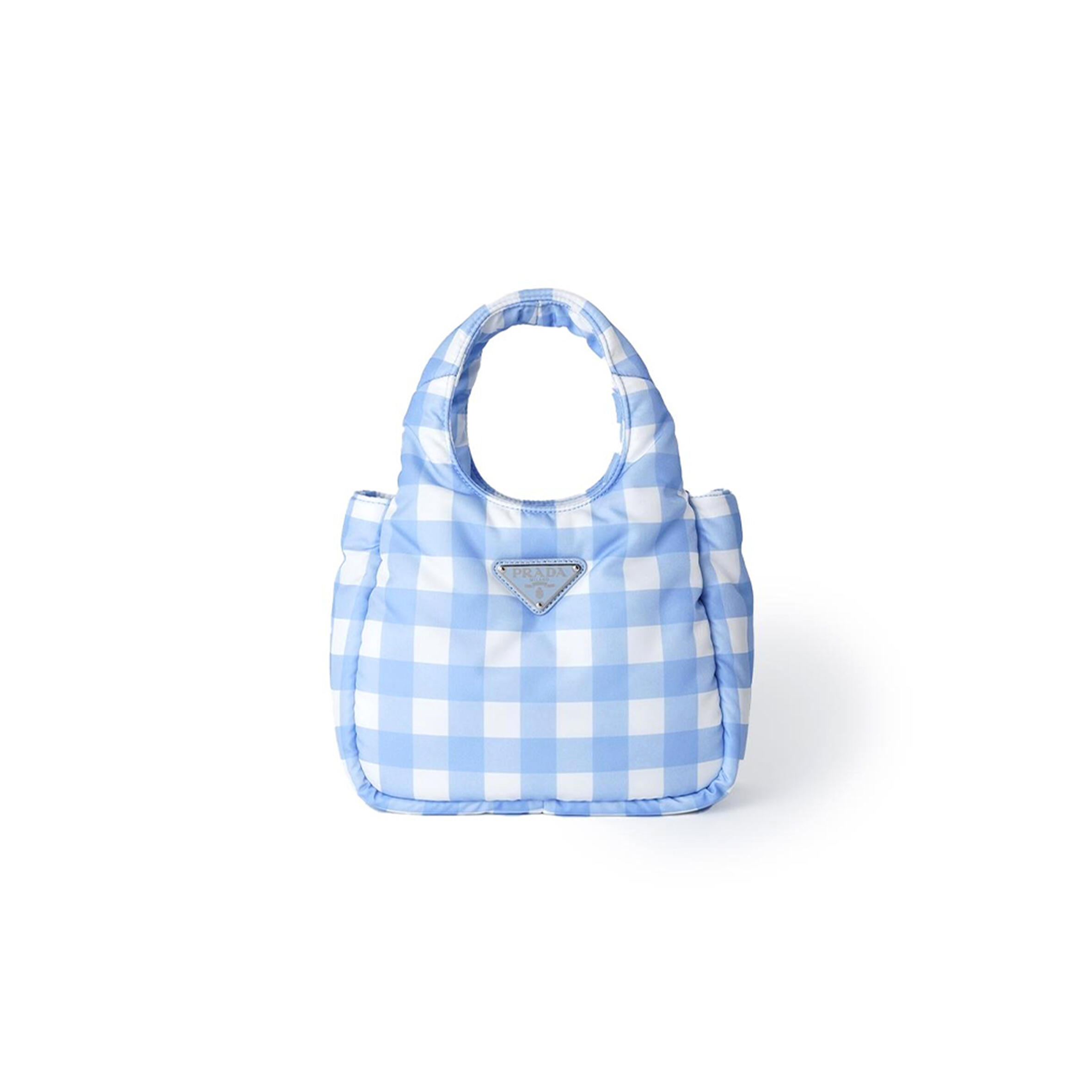 Pra*a recycled nylon mini tote 1bg359 (19*16*10cm)